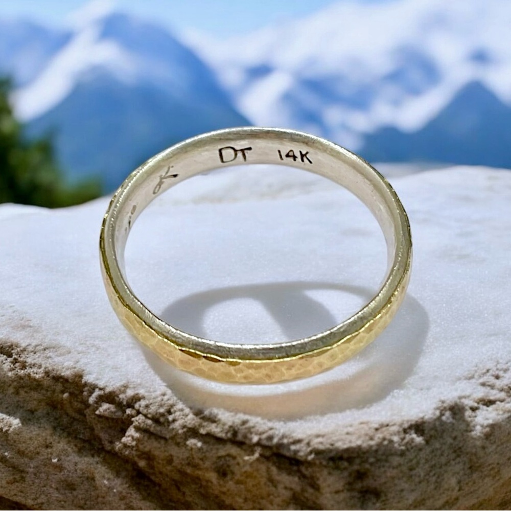 David Tishbi 14K Gold/925 Ring - Picture 2 of 9